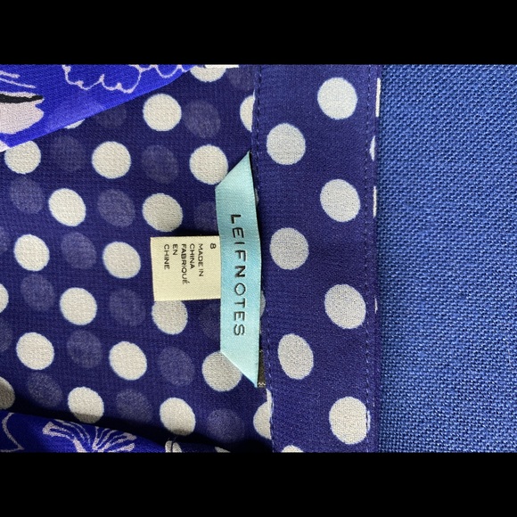 Leifnotes hi-low tie front top - Picture 4 of 9